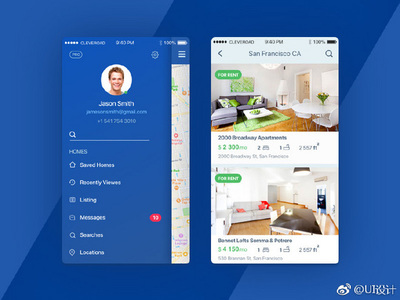 #ui設(shè)計(jì)# #啊!設(shè)計(jì)# 房屋租售App界面設(shè)計(jì)分享